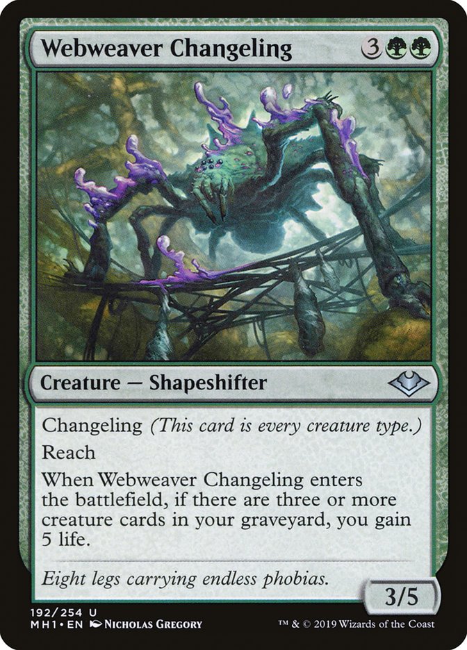 Webweaver Changeling [Modern Horizons] | D20 Games