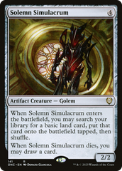 Solemn Simulacrum [Phyrexia: All Will Be One Commander] | D20 Games