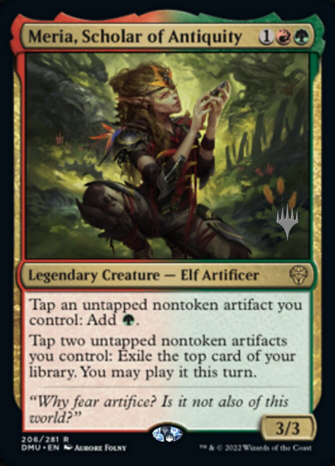 Meria, Scholar of Antiquity (Promo Pack) [Dominaria United Promos] | D20 Games