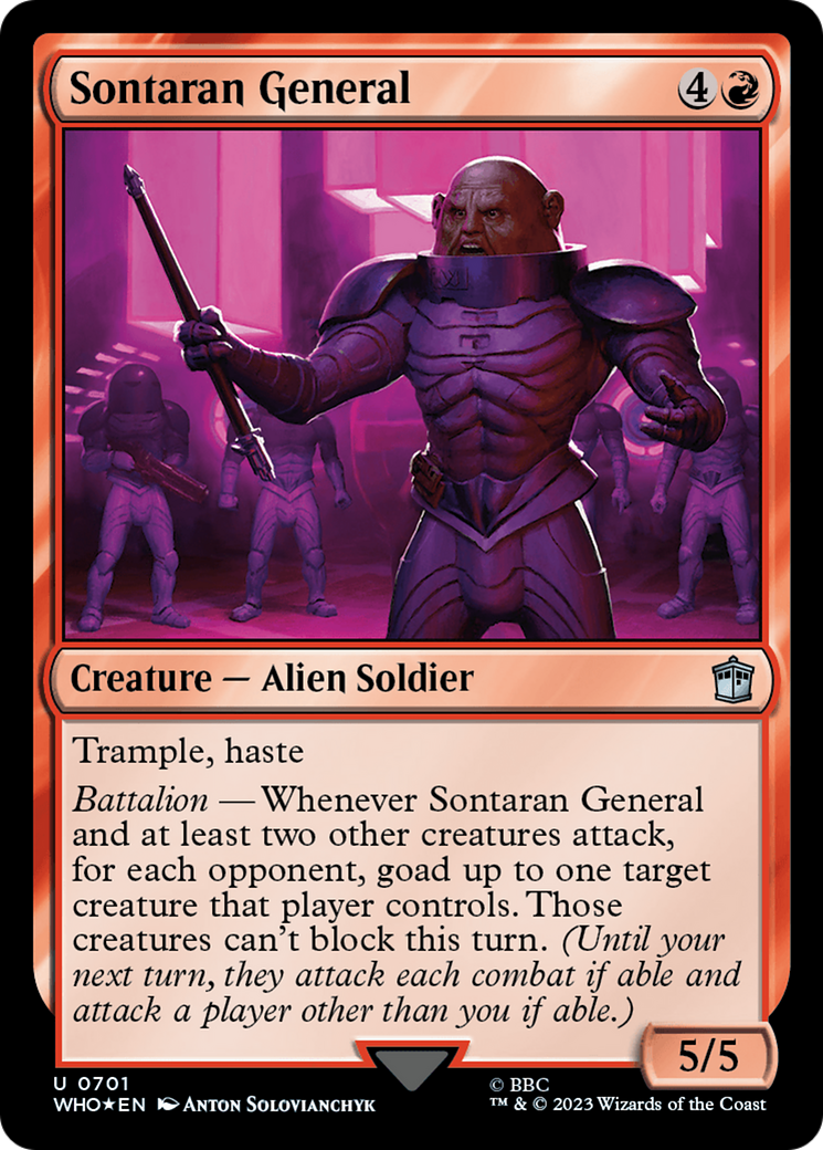 Sontaran General (Surge Foil) [Doctor Who] | D20 Games