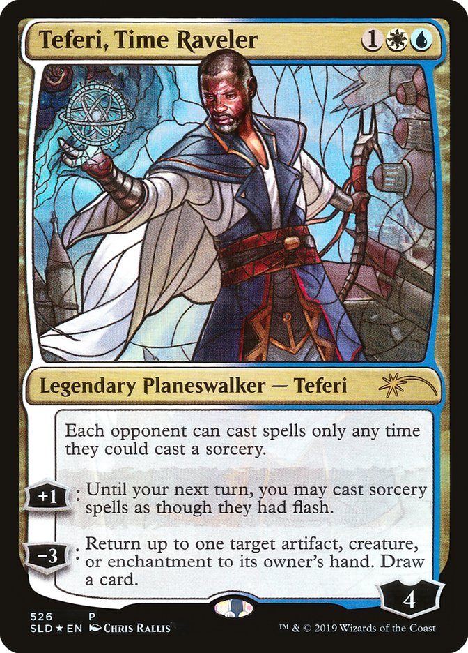 Teferi, Time Raveler (Stained Glass) [Secret Lair Drop Promos] | D20 Games