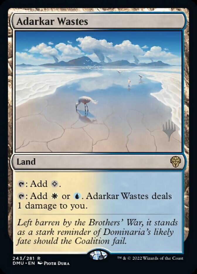 Adarkar Wastes (Promo Pack) [Dominaria United Promos] | D20 Games