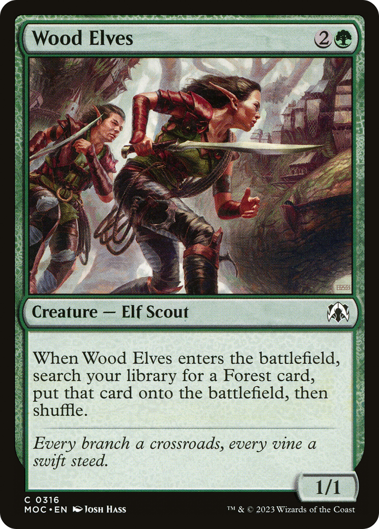 Wood Elves [March of the Machine Commander] | D20 Games