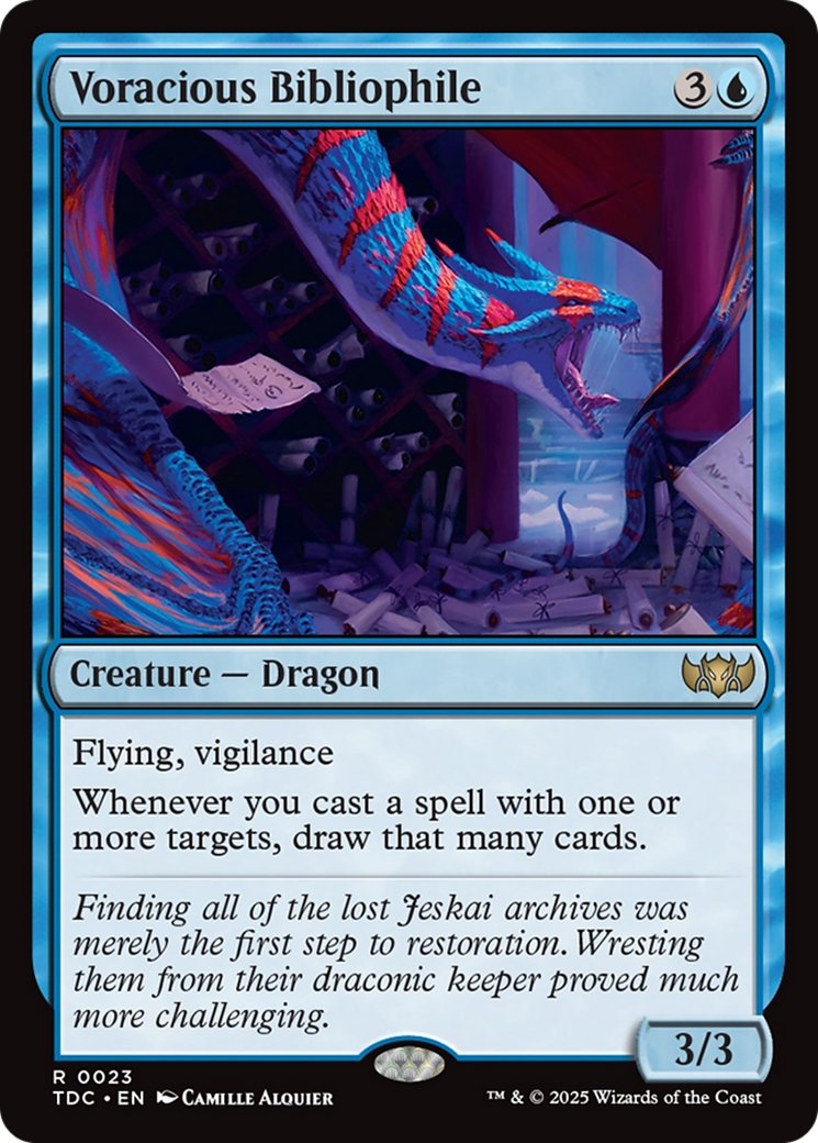 Voracious Bibliophile [Tarkir: Dragonstorm Commander] | D20 Games