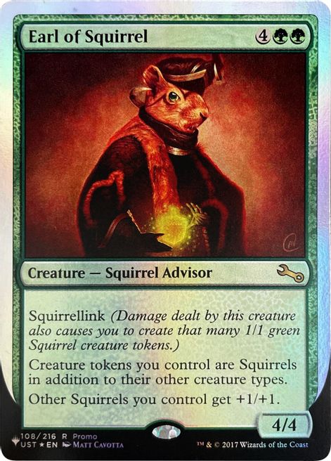 Earl of Squirrel (Unfinity Foil Edition) [The List] | D20 Games