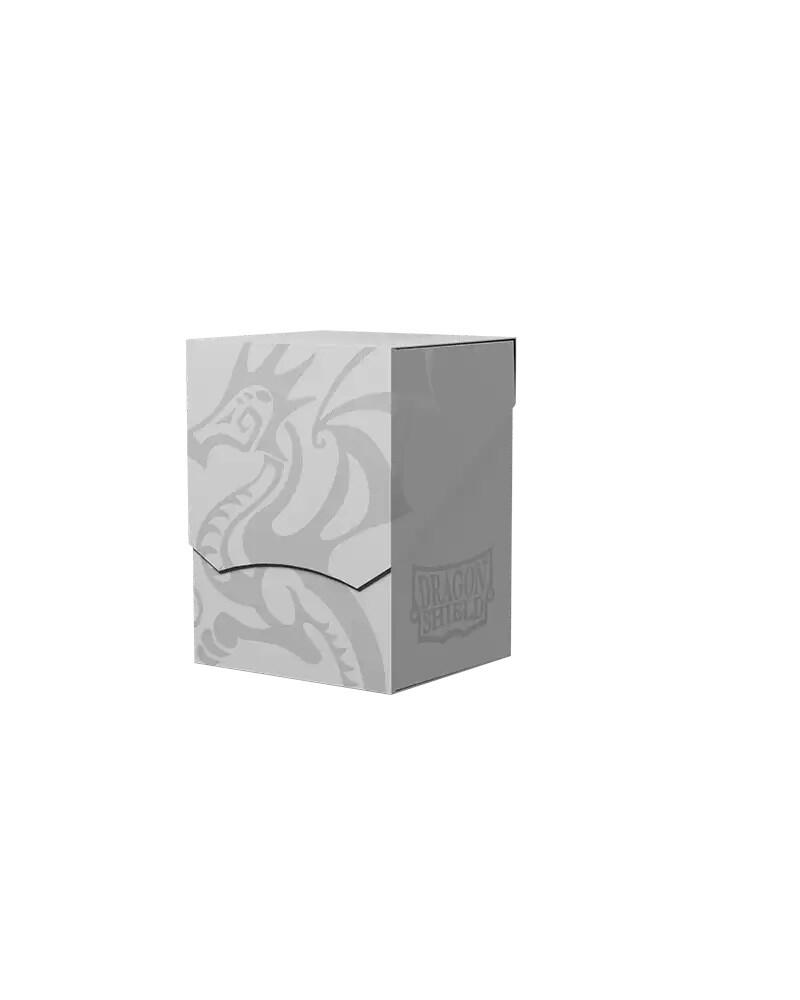 Dragon Shield Deck Shell - Ashen White (Holds 100+) - Dragon Shield Deck Boxes | D20 Games
