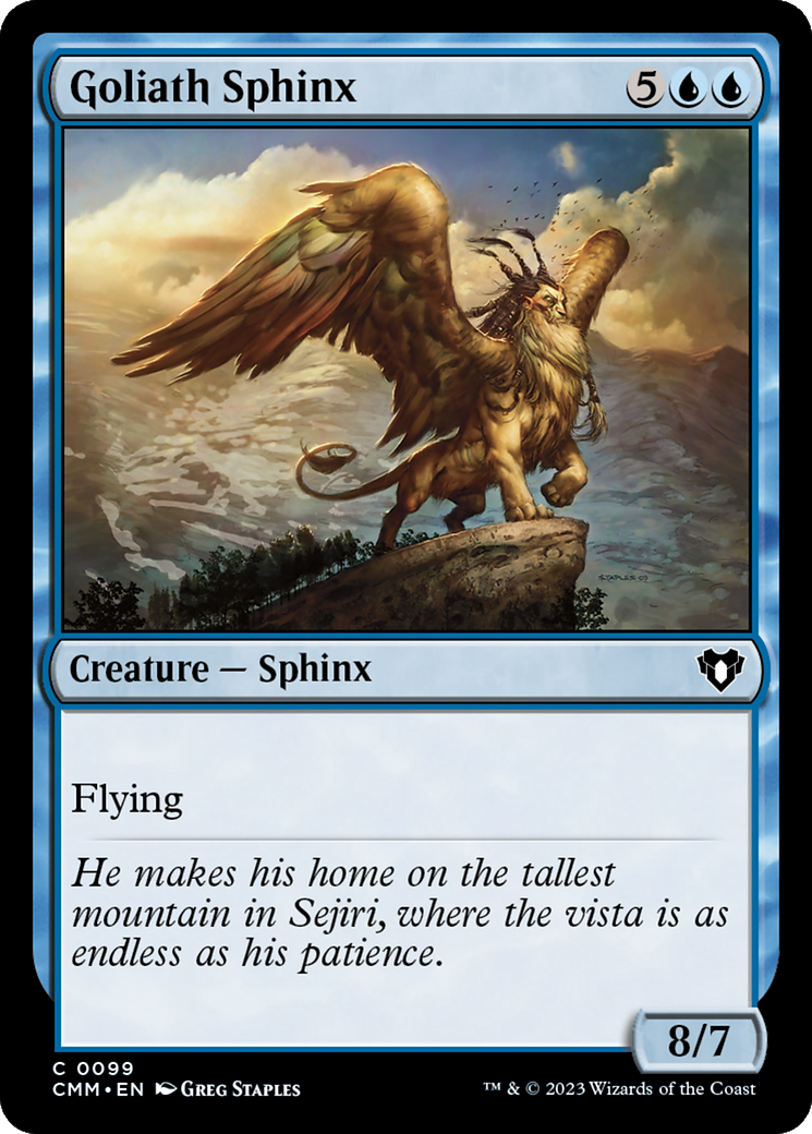 Goliath Sphinx [Commander Masters] | D20 Games