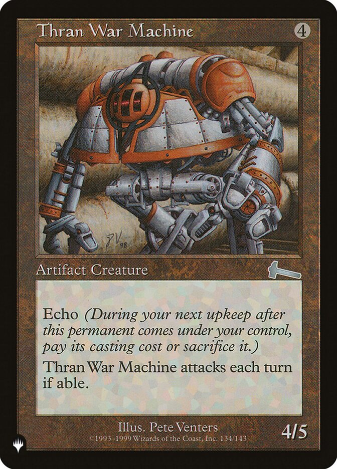 Thran War Machine [The List] | D20 Games