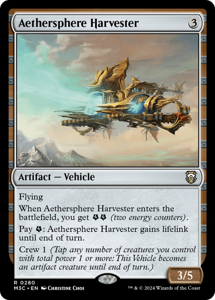 Aethersphere Harvester [Modern Horizons 3 Commander] | D20 Games