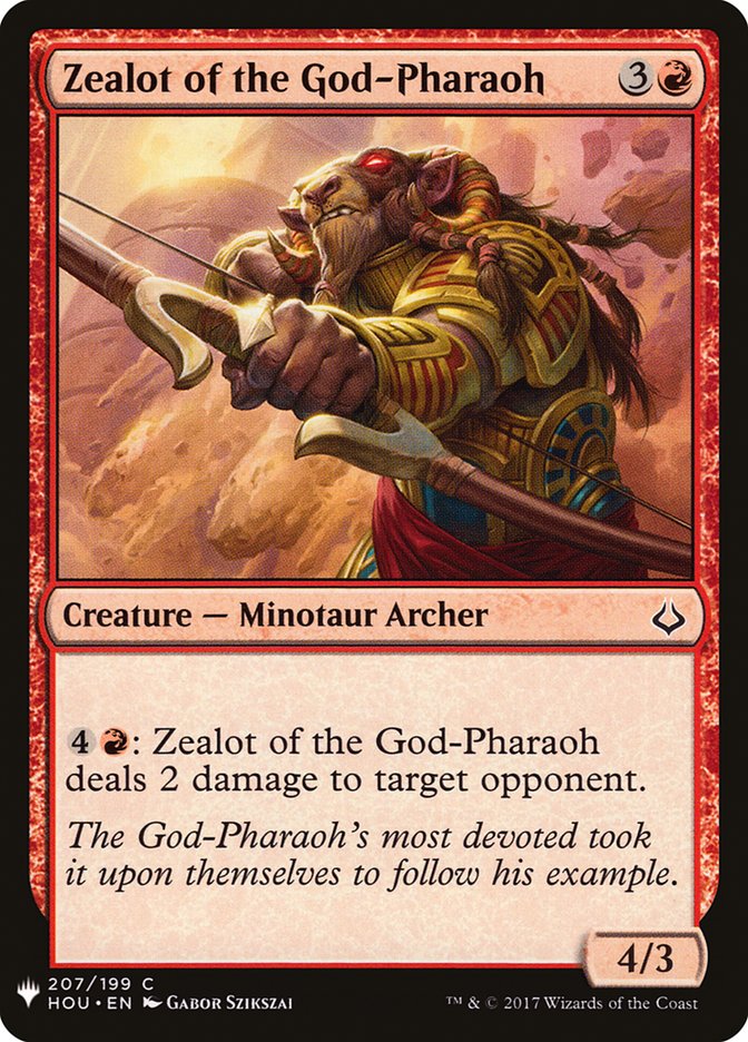 Zealot of the God-Pharaoh [Mystery Booster] | D20 Games