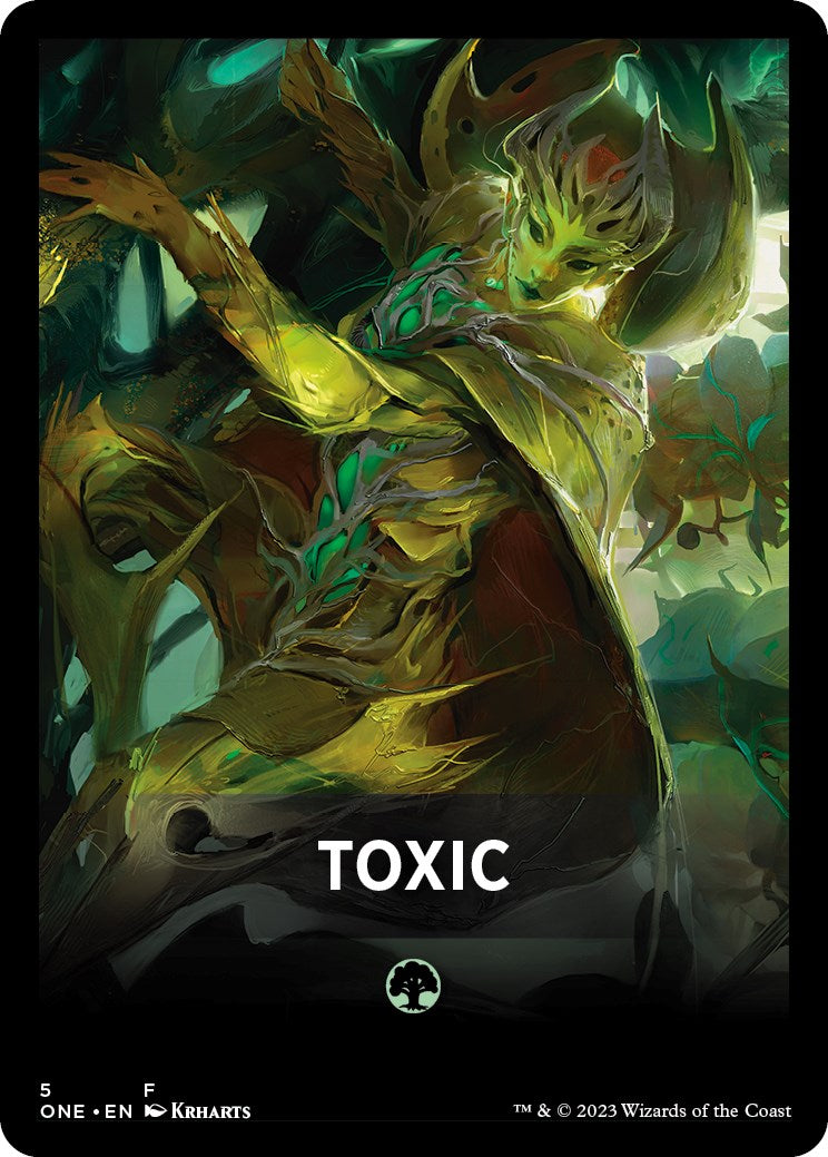 Toxic Theme Card [Phyrexia: All Will Be One Tokens] | D20 Games