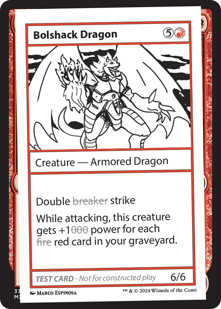 Bolshack Dragon [Mystery Booster 2 Playtest Cards] | D20 Games