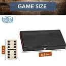 Double Nine Dominoes - Ivory Color Tiles, Club Size