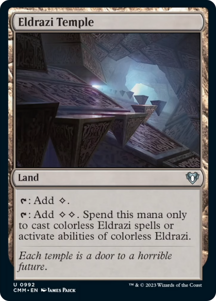 Eldrazi Temple [Commander Masters] | D20 Games