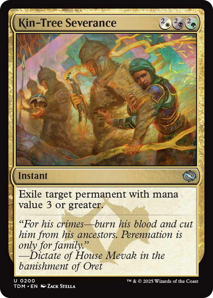 Kin-Tree Severance [Tarkir: Dragonstorm] | D20 Games