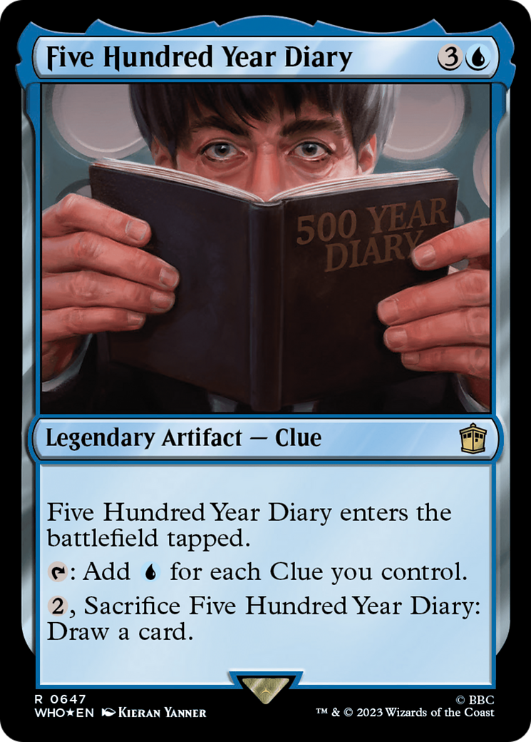 Five Hundred Year Diary (Surge Foil) [Doctor Who] | D20 Games