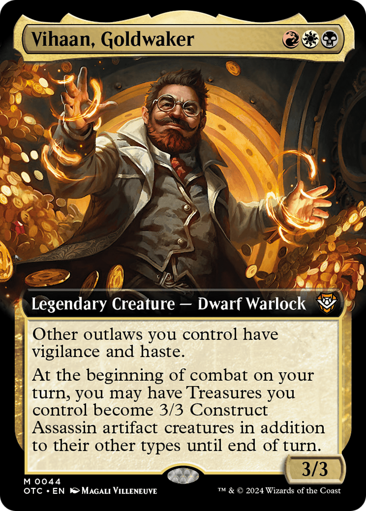 Vihaan, Goldwaker (Extended Art) [Outlaws of Thunder Junction Commander] | D20 Games