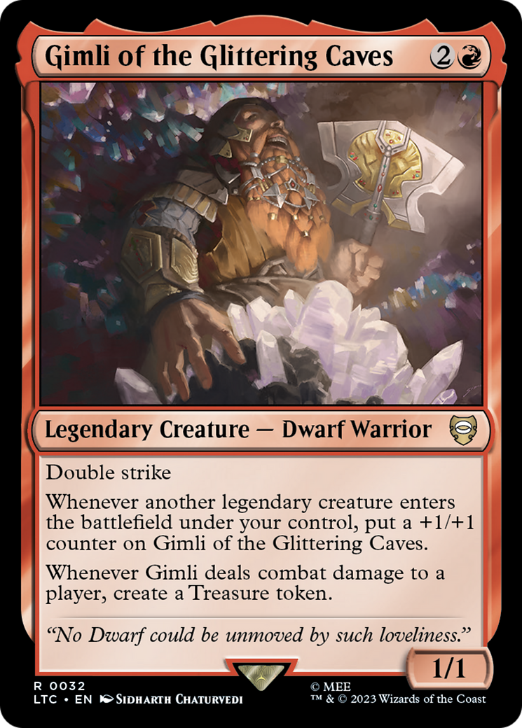 Gimli of the Glittering Caves [The Lord of the Rings: Tales of Middle-Earth Commander] | D20 Games