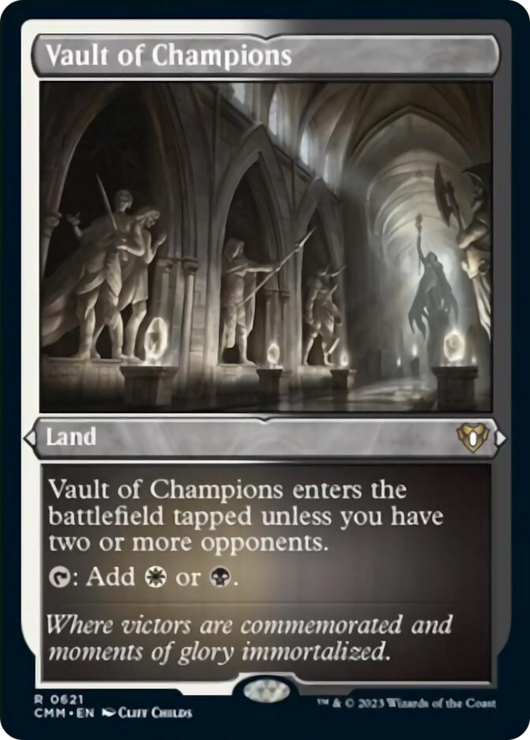 Vault of Champions (Foil Etched) [Commander Masters] | D20 Games