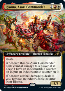 Risona, Asari Commander (Extended Art) [Kamigawa: Neon Dynasty] | D20 Games