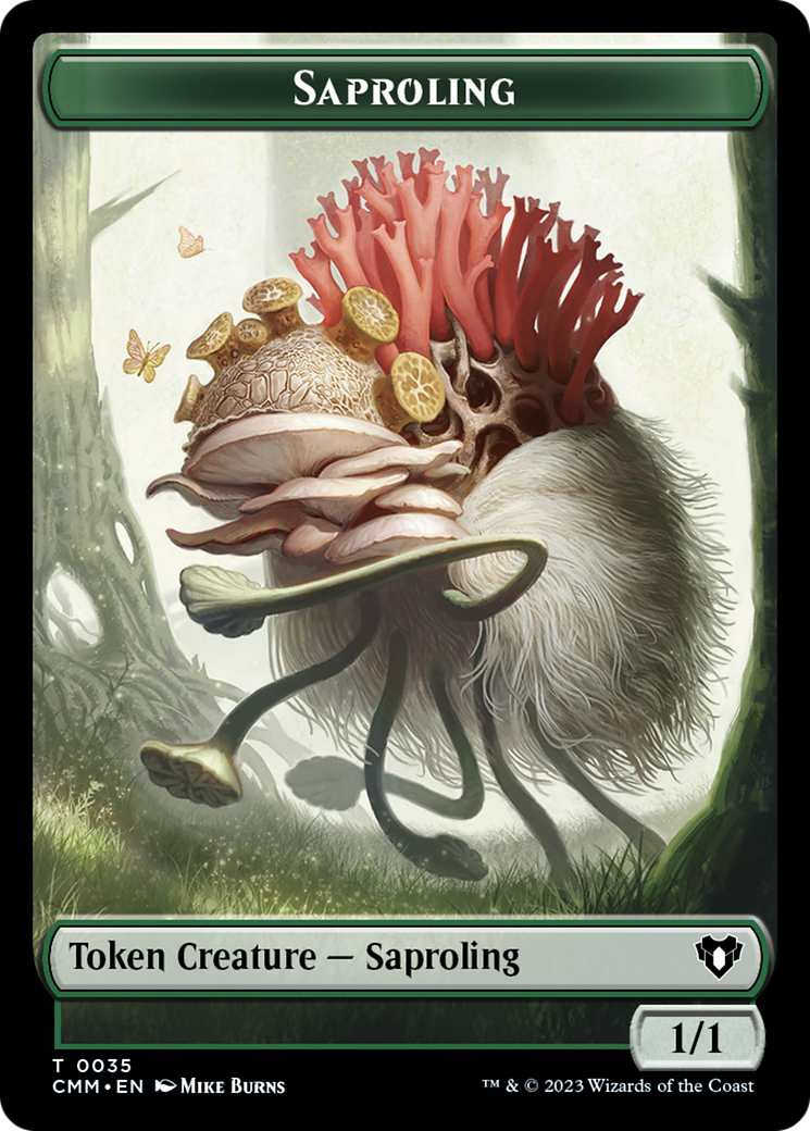 Saproling Token [Commander Masters Tokens] | D20 Games