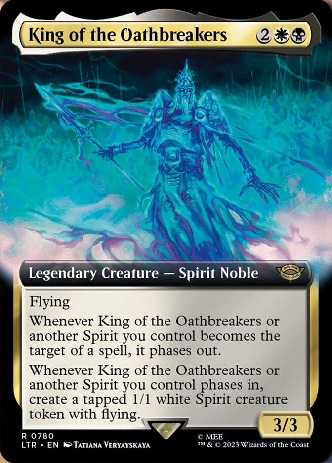 King of the Oathbreakers (Extended Art) (Surge Foil) [The Lord of the Rings: Tales of Middle-Earth] | D20 Games