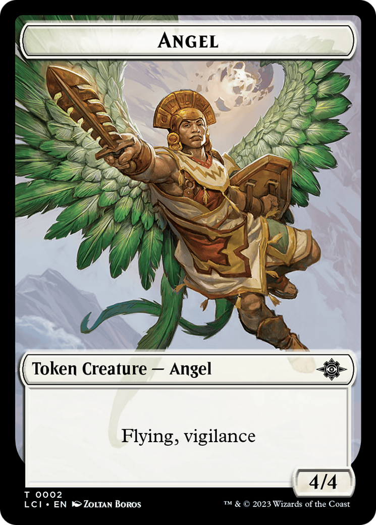 Angel Token [The Lost Caverns of Ixalan Tokens] | D20 Games