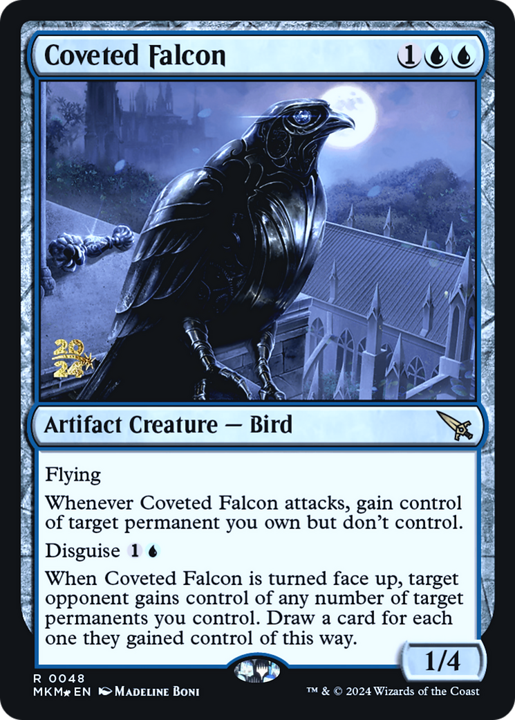 Coveted Falcon [Murders at Karlov Manor Prerelease Promos] | D20 Games