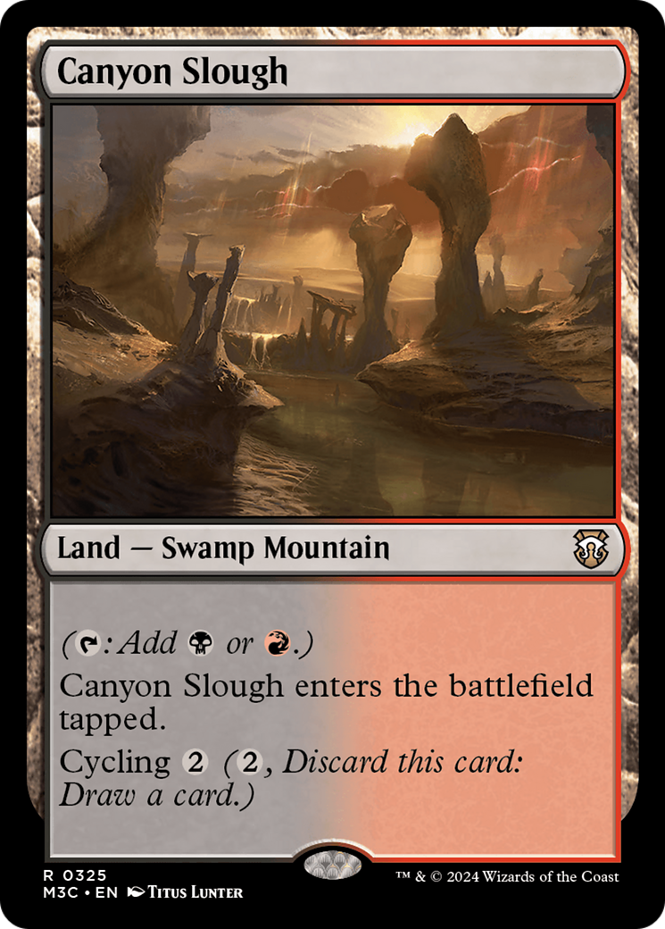 Canyon Slough [Modern Horizons 3 Commander] | D20 Games