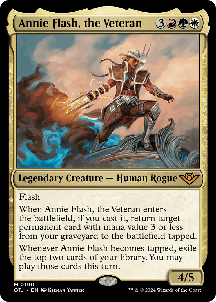 Annie Flash, the Veteran [Outlaws of Thunder Junction] | D20 Games