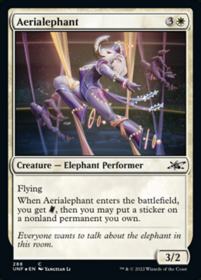 Aerialephant (Galaxy Foil) [Unfinity] | D20 Games