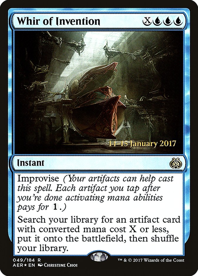 Whir of Invention [Aether Revolt Prerelease Promos] | D20 Games