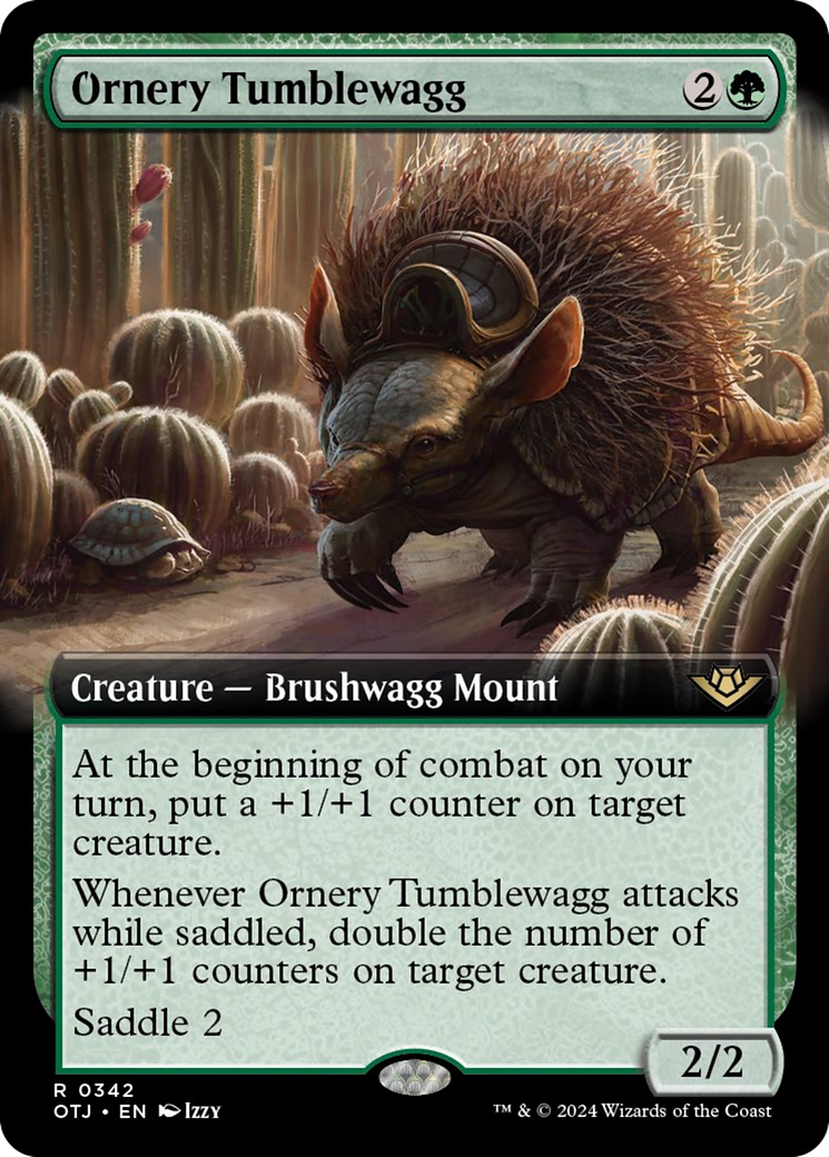 Ornery Tumblewagg (Extended Art) [Outlaws of Thunder Junction] | D20 Games