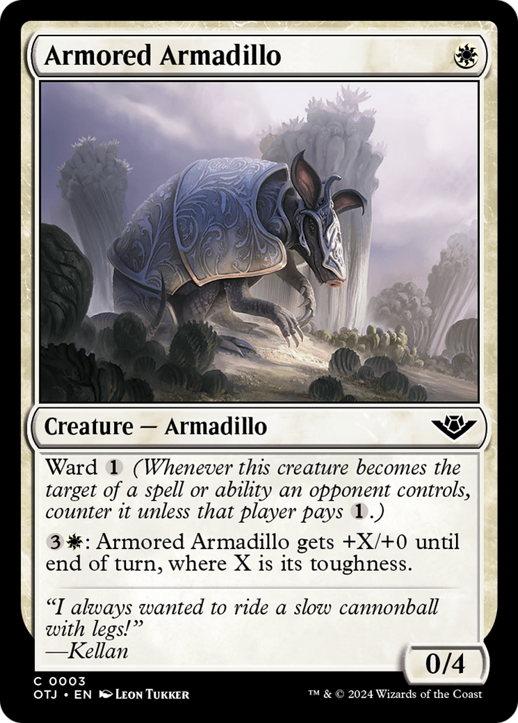 Armored Armadillo [Outlaws of Thunder Junction] | D20 Games