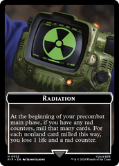 Radiation // Alien Double-Sided Token [Fallout Tokens] | D20 Games