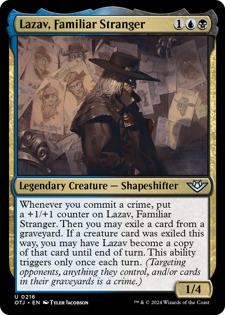 Lazav, Familiar Stranger [Outlaws of Thunder Junction] | D20 Games