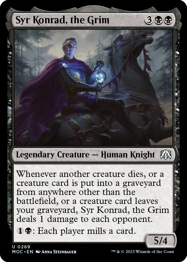 Syr Konrad, the Grim [March of the Machine Commander] | D20 Games