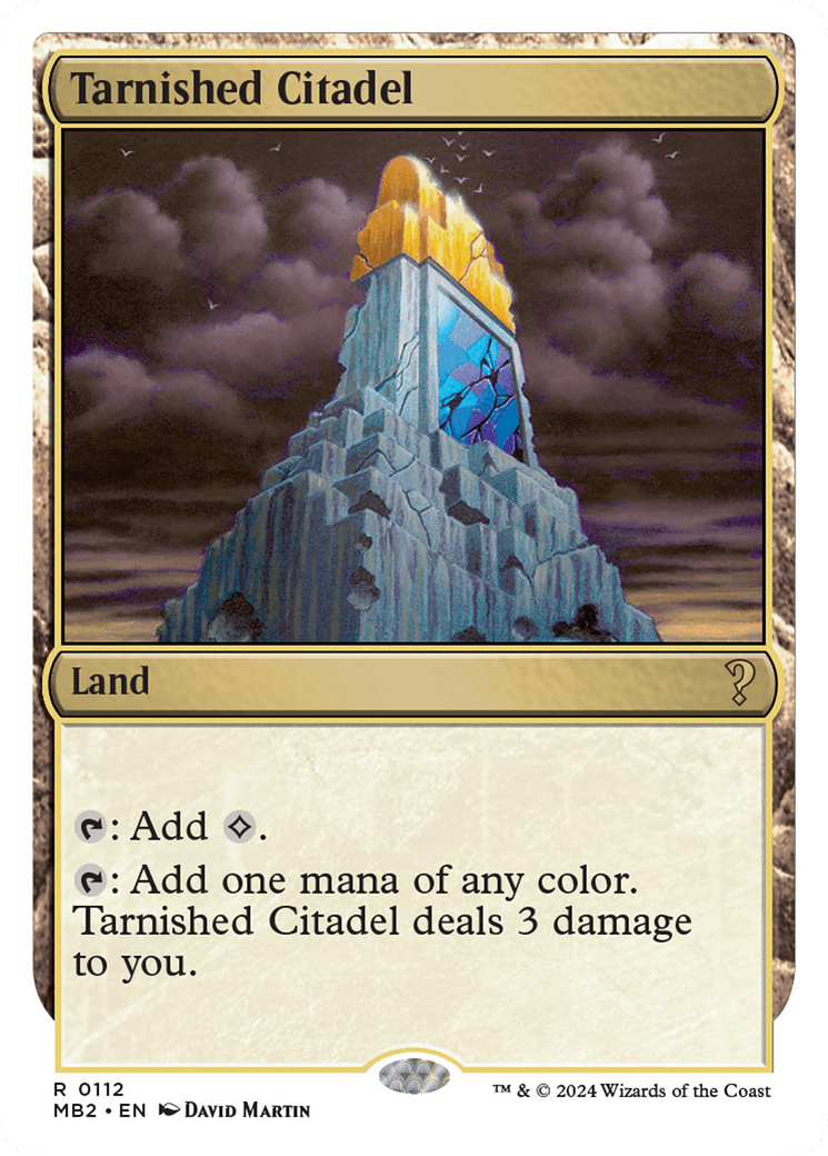 Tarnished Citadel (White Border) [Mystery Booster 2] | D20 Games