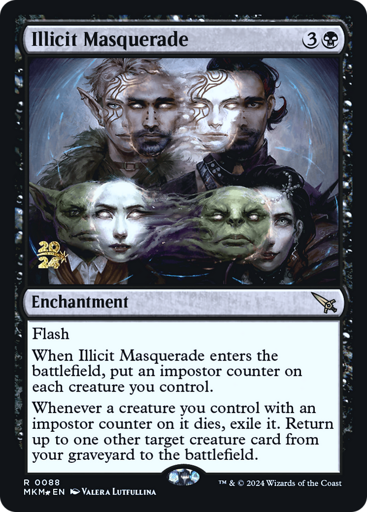 Illicit Masquerade [Murders at Karlov Manor Prerelease Promos] | D20 Games