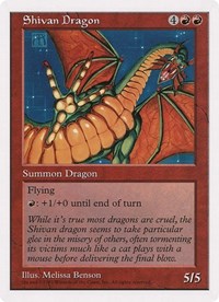 Shivan Dragon (Oversized) [Oversize Cards] | D20 Games