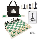 WE Games Best Value Tournament Chess Set - 20 inch: Green