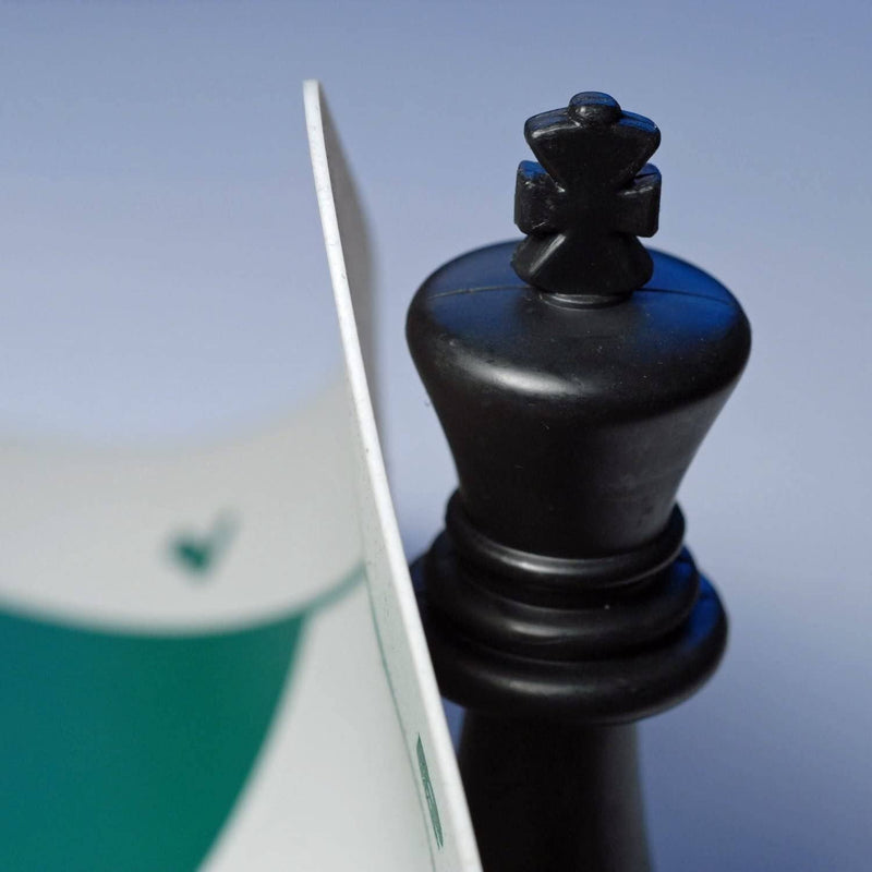 Ultimate Tournament Silicone Chess Set - Green, 4 in. King