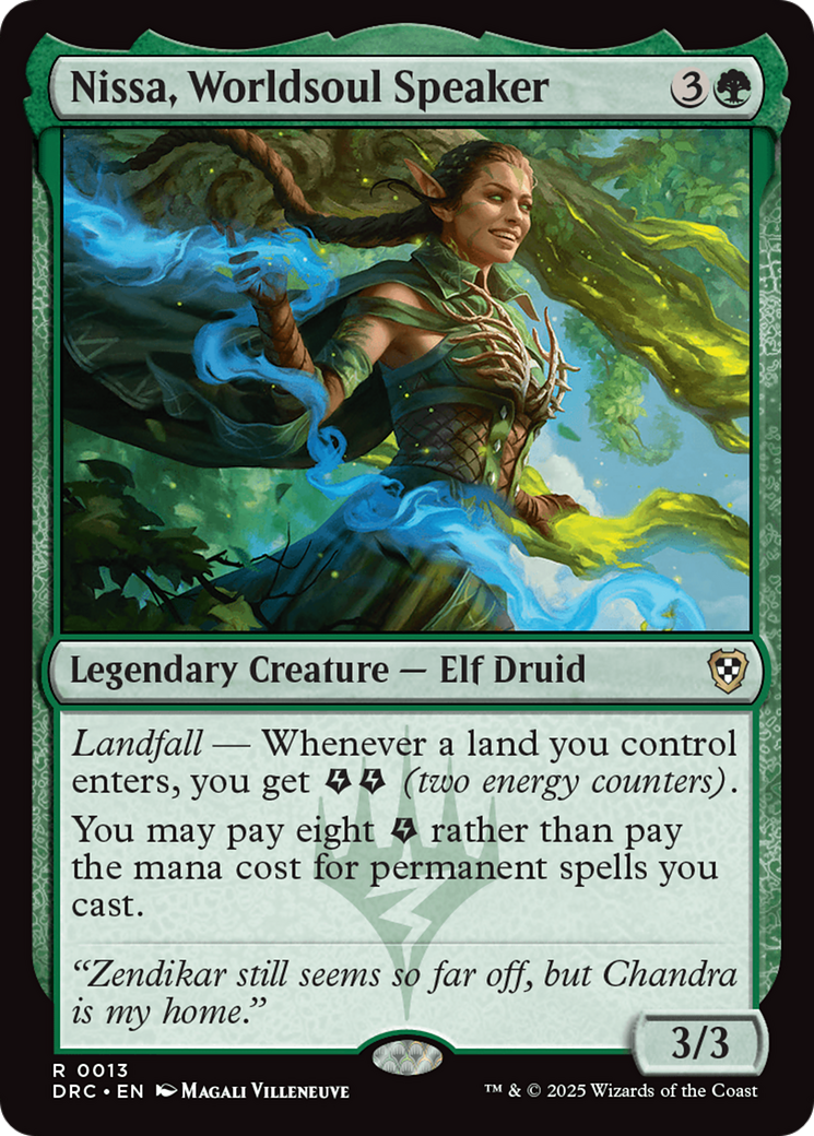 Nissa, Worldsoul Speaker [Aetherdrift Commander] | D20 Games