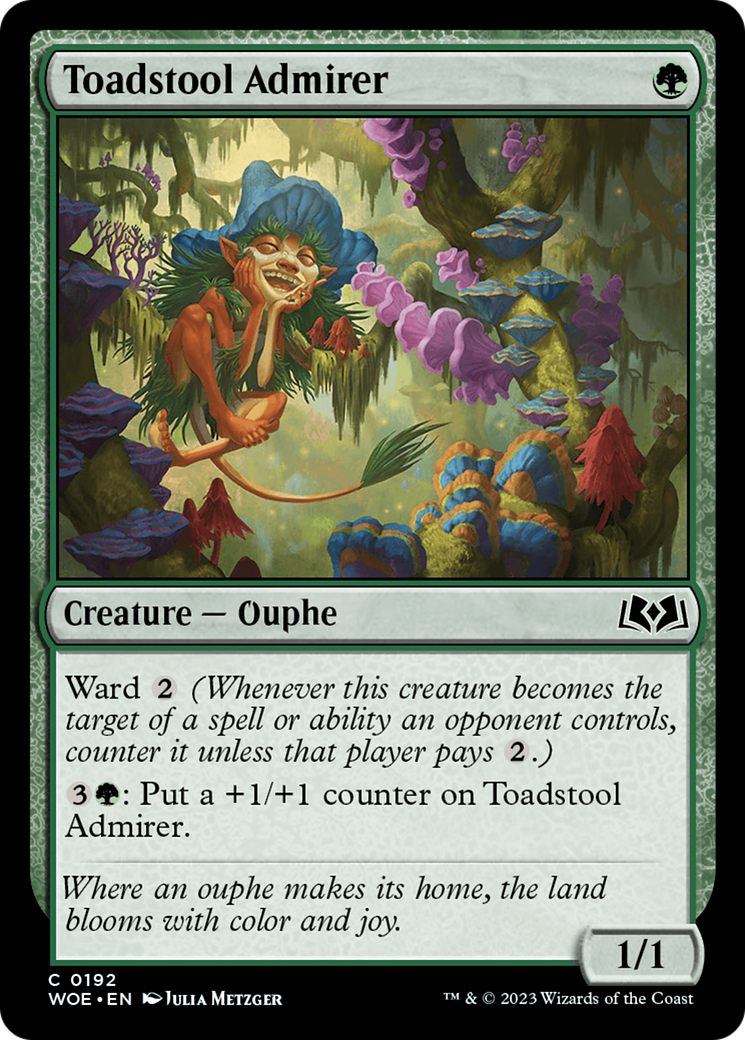 Toadstool Admirer [Wilds of Eldraine] | D20 Games