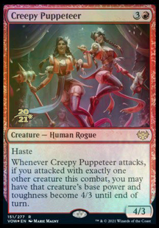 Creepy Puppeteer [Innistrad: Crimson Vow Prerelease Promos] | D20 Games