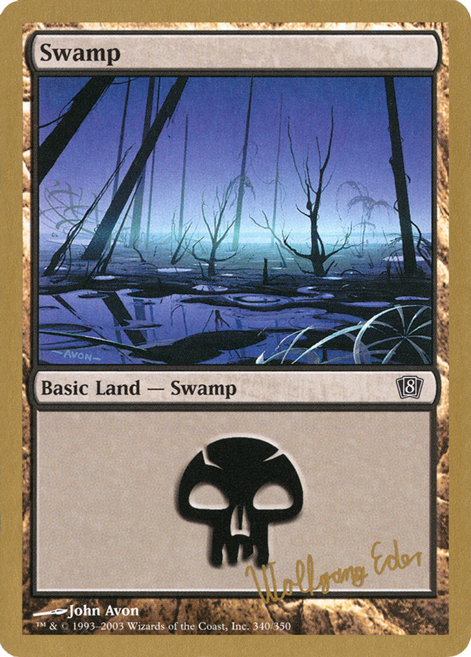 Swamp (we340) (Wolfgang Eder) [World Championship Decks 2003] | D20 Games