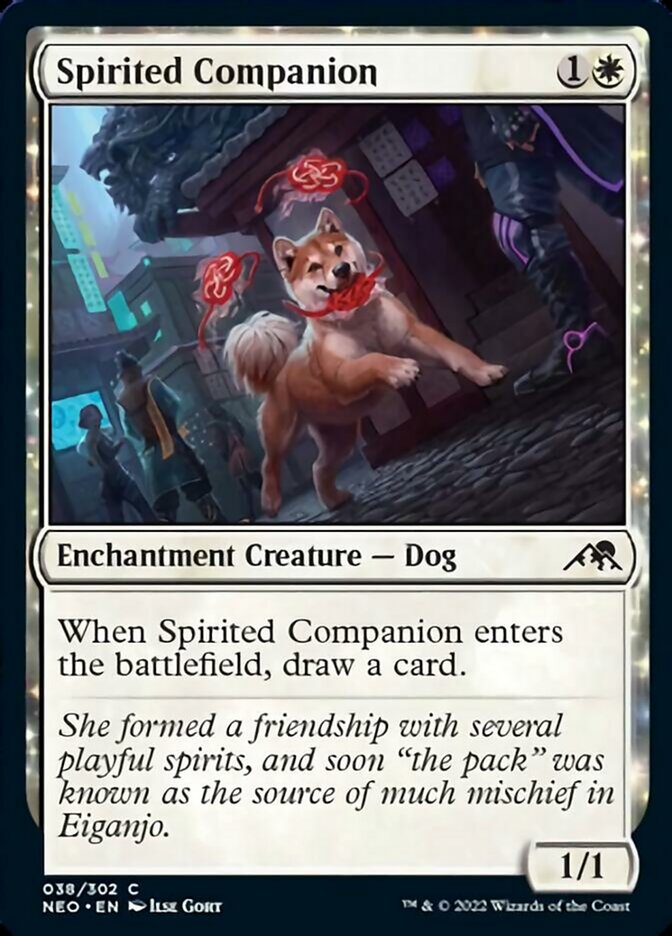 Spirited Companion [Kamigawa: Neon Dynasty] | D20 Games