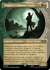 Aragorn, Company Leader (Showcase) (Surge Foil) [The Lord of the Rings: Tales of Middle-Earth] | D20 Games