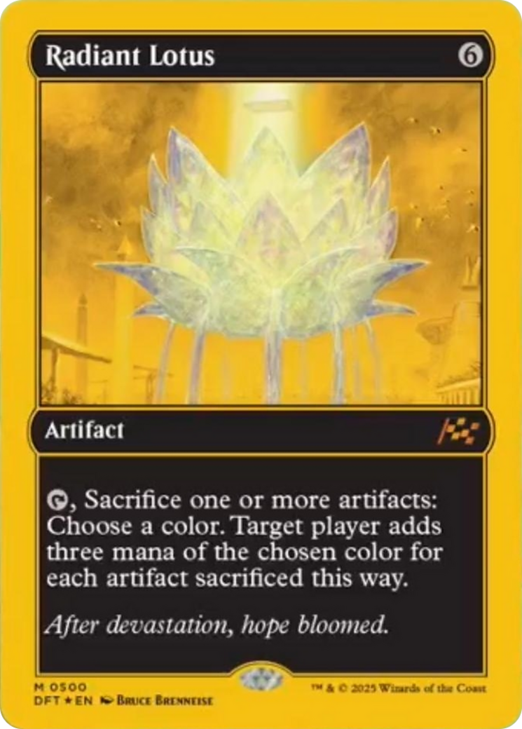 Radiant Lotus (First-Place Foil) [Aetherdrift] | D20 Games