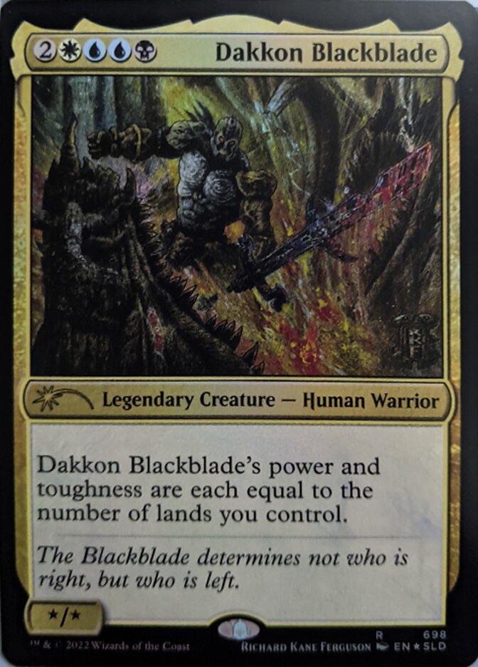 Dakkon Blackblade [Secret Lair Drop Promos] | D20 Games